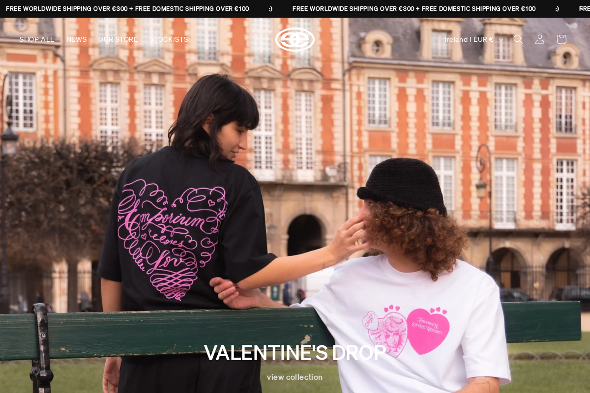 Emporium Dublin homepage screenshot