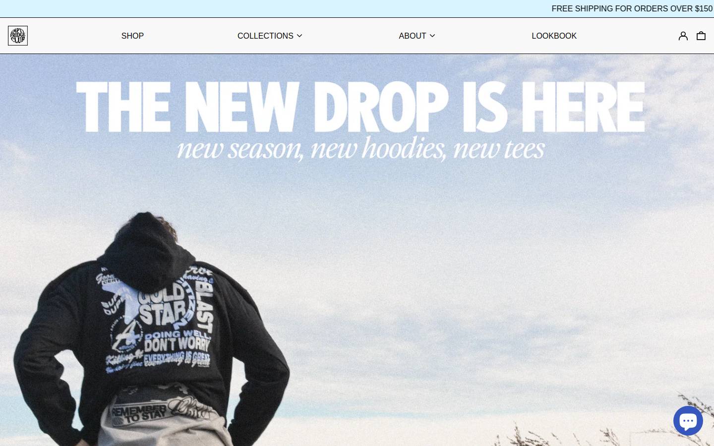 emptyfridgeclub.com homepage screenshot