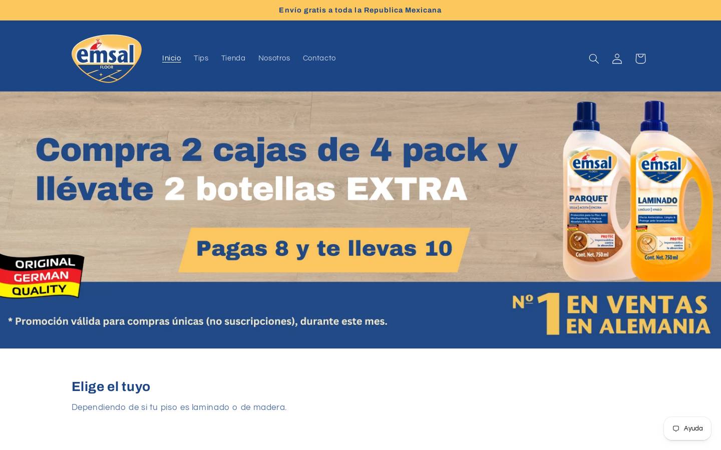 emsal.mx homepage screenshot