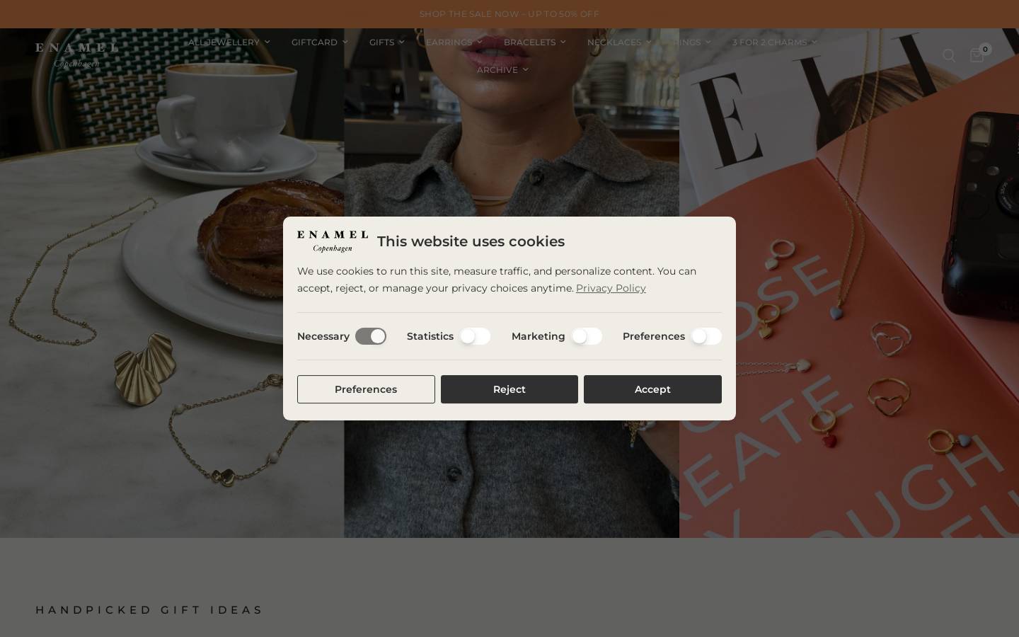 ENAMEL Copenhagen homepage screenshot
