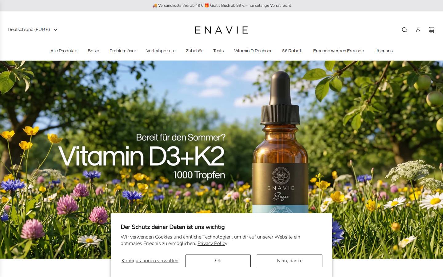 enavie.de homepage screenshot