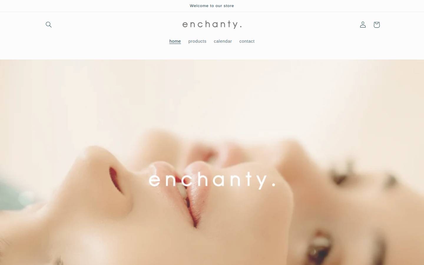enchanty.jp homepage screenshot
