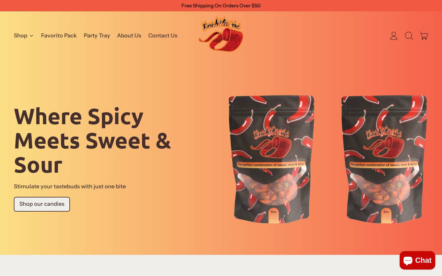 enchiladosmn.com homepage screenshot