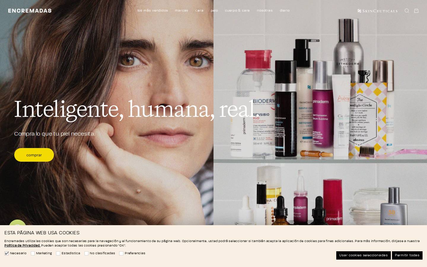 encremadas.com homepage screenshot