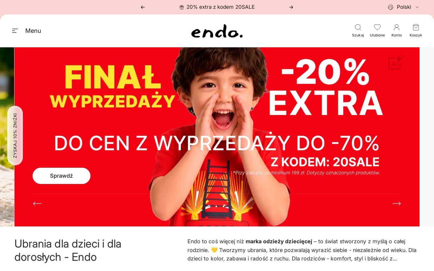 endo.pl homepage screenshot