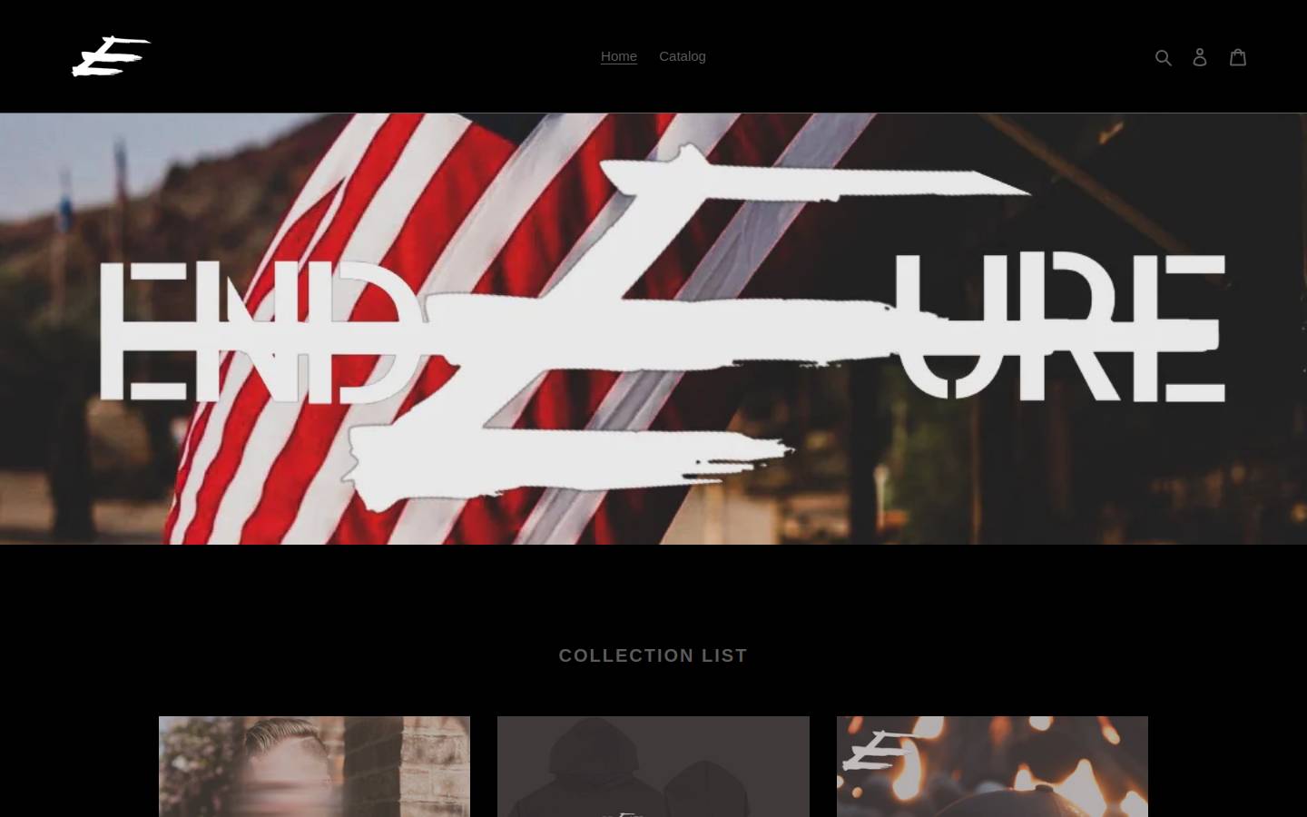endureofficial.com homepage screenshot