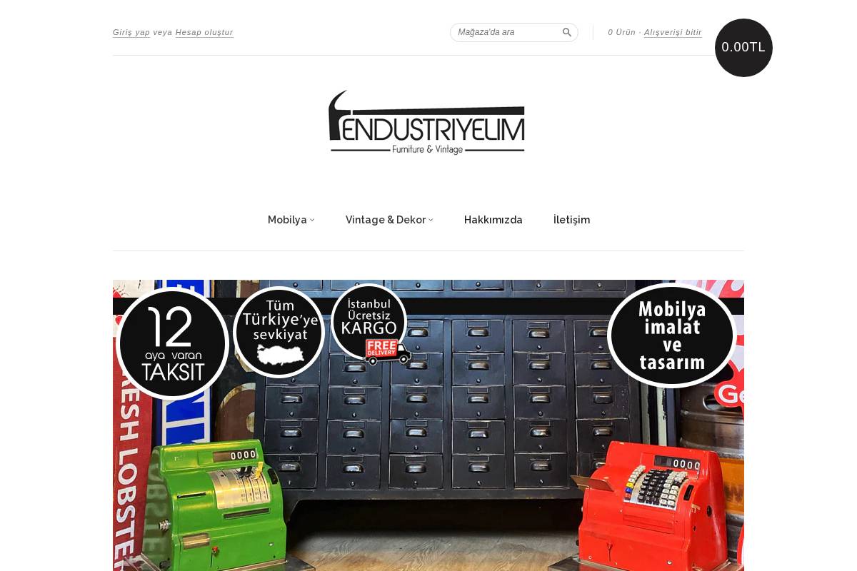 endustriyelim.com homepage screenshot