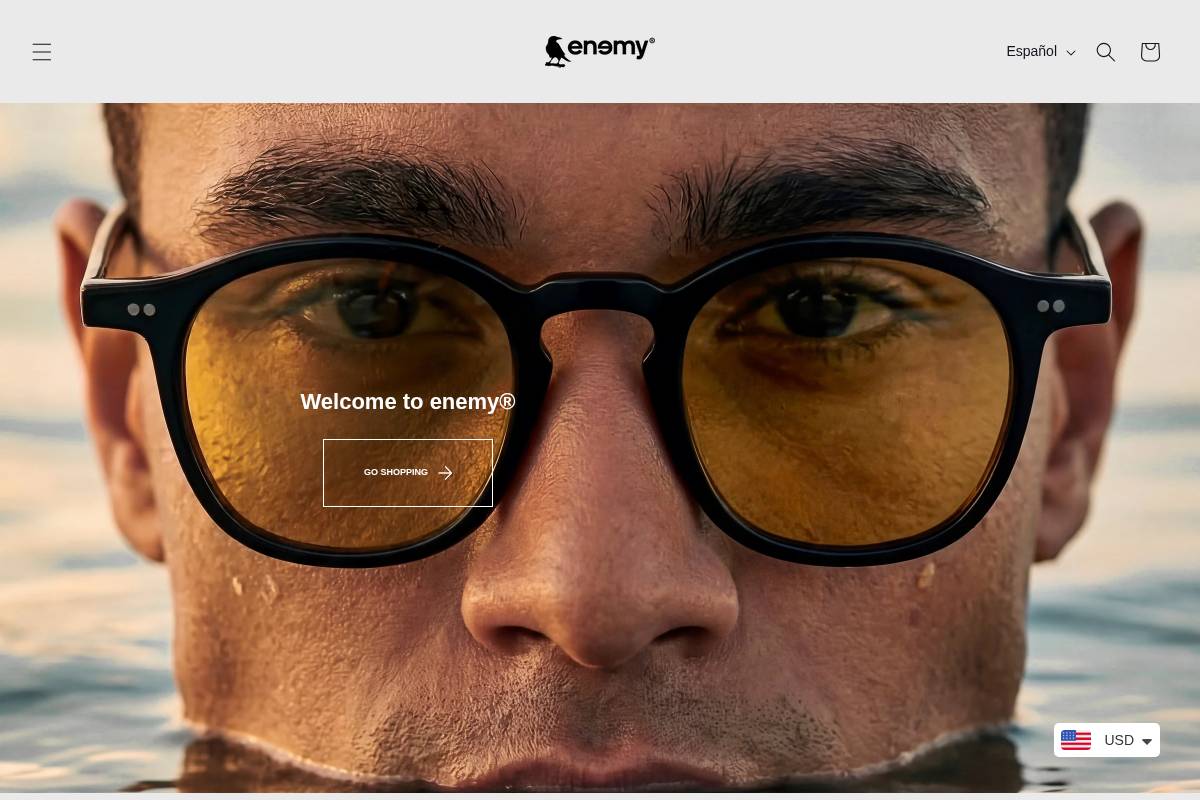 enemyrd.com homepage screenshot