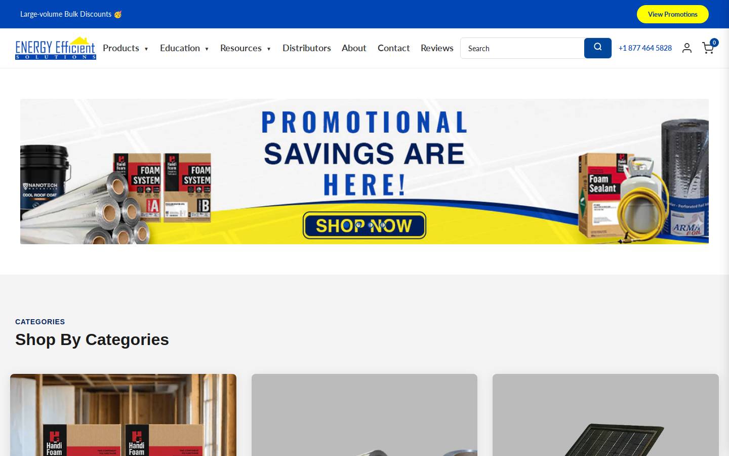 Energyefficientsolutions homepage screenshot