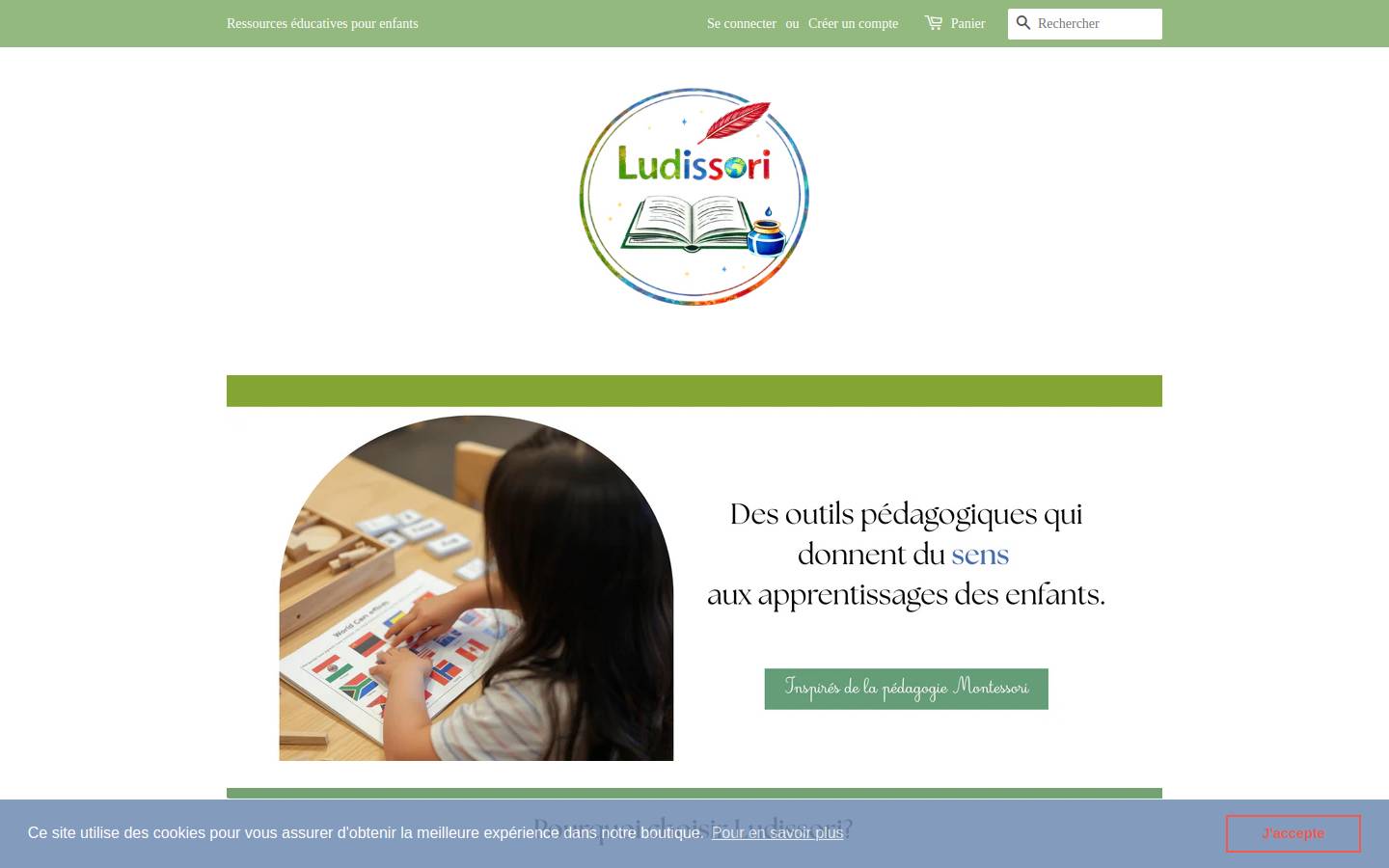 enfantssavants.com homepage screenshot