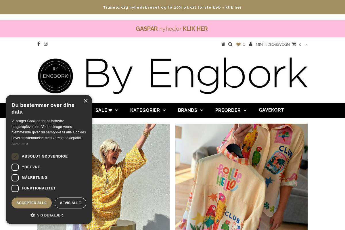 Engbork homepage screenshot