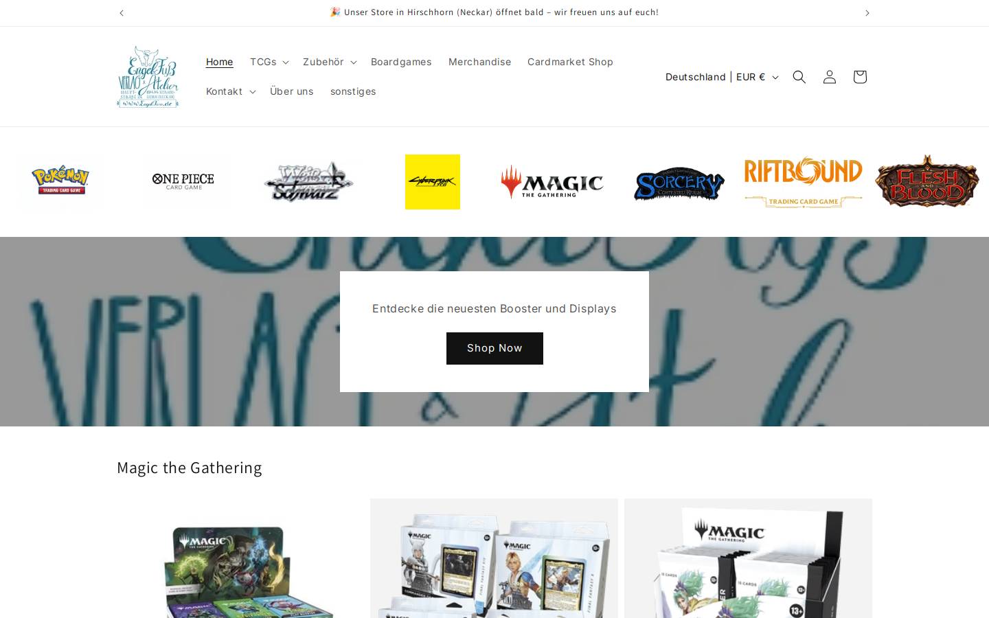 engelfuss.com homepage screenshot