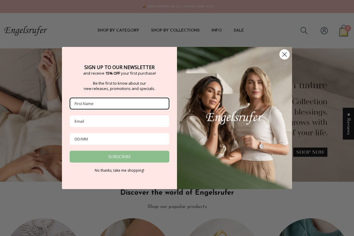 Engelsrufer Online homepage screenshot