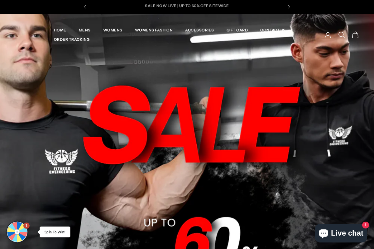 Engineers Fitness homepage screenshot