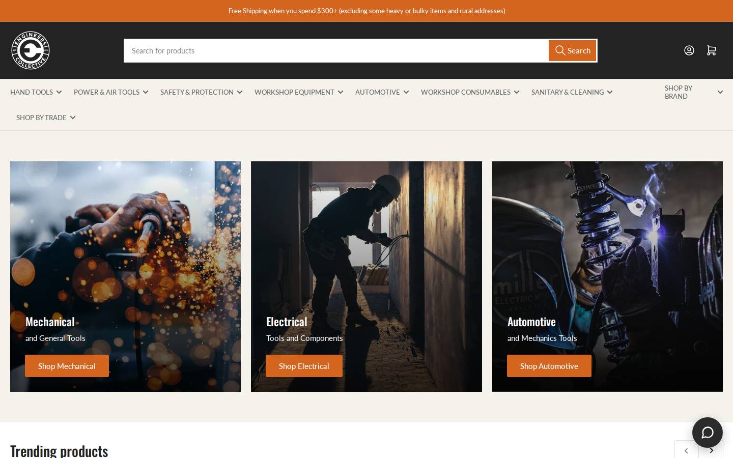 Engineers Collective homepage screenshot