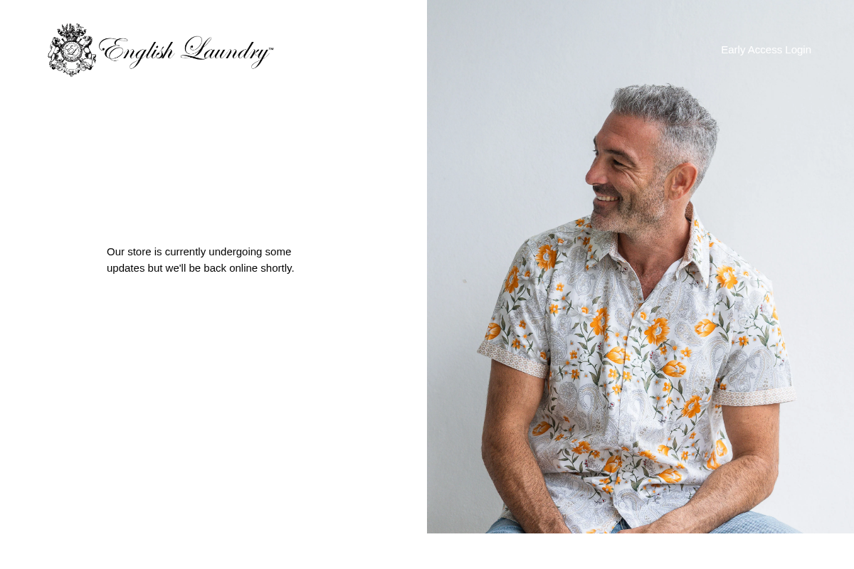 englishlaundry.net.au homepage screenshot