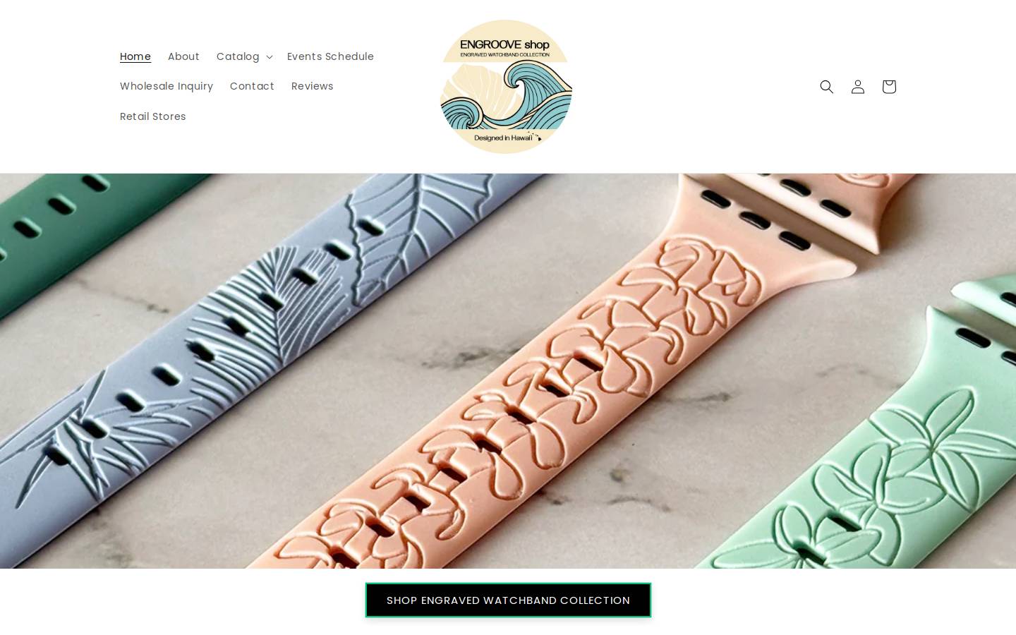 engrooveshop.com homepage screenshot
