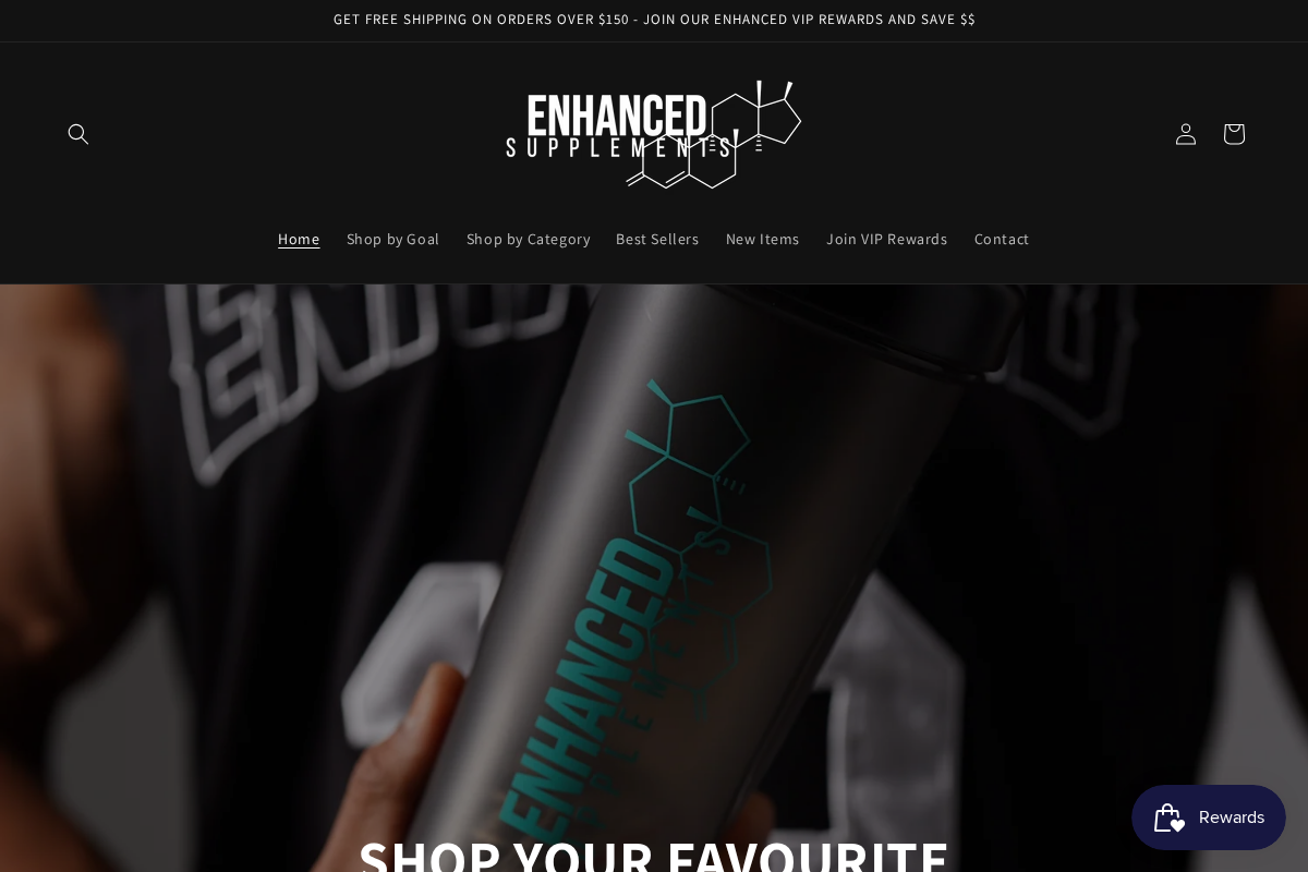 enhancedsupplementsfairfield.com.au homepage screenshot