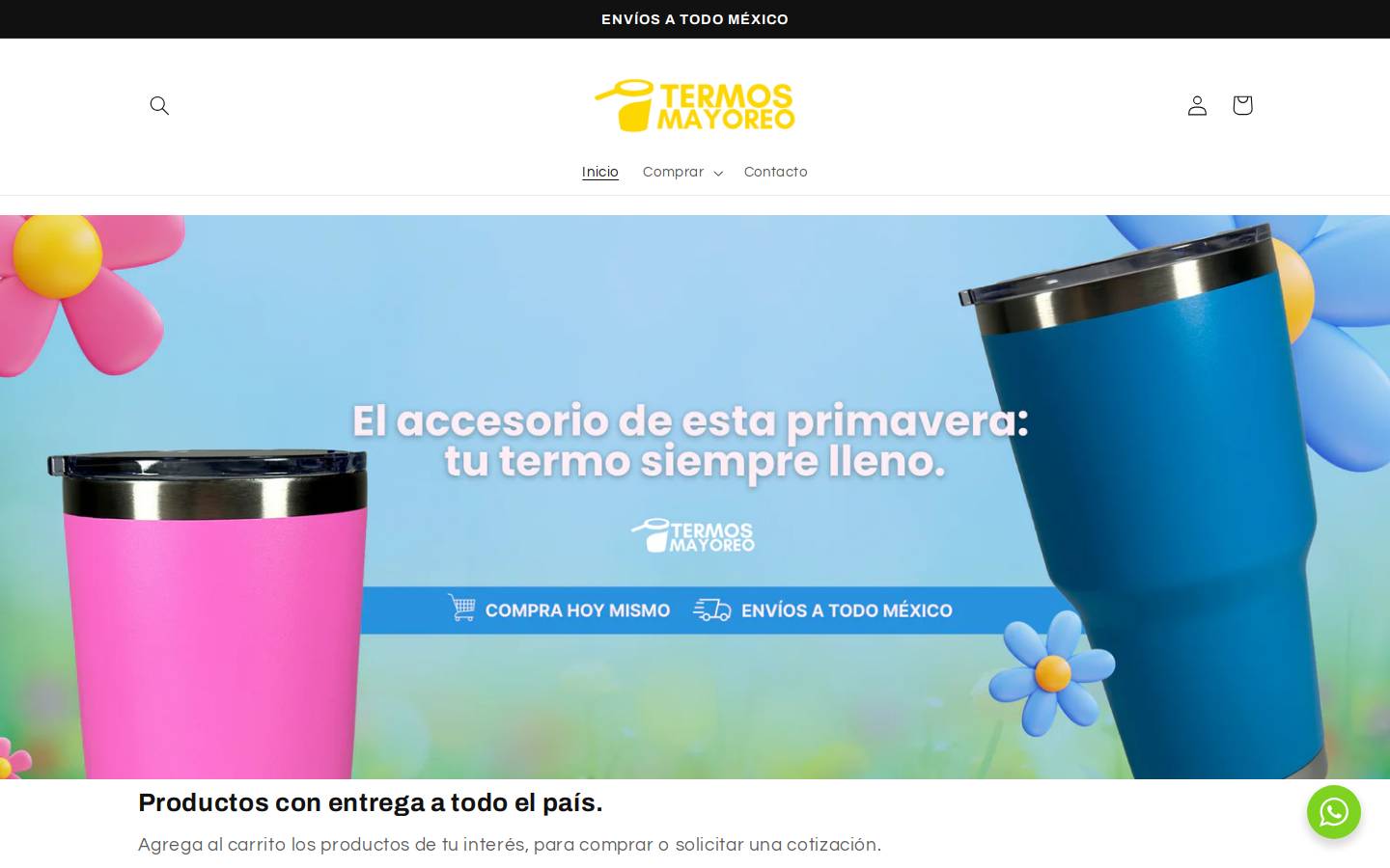 enjoy2shop.com.mx homepage screenshot
