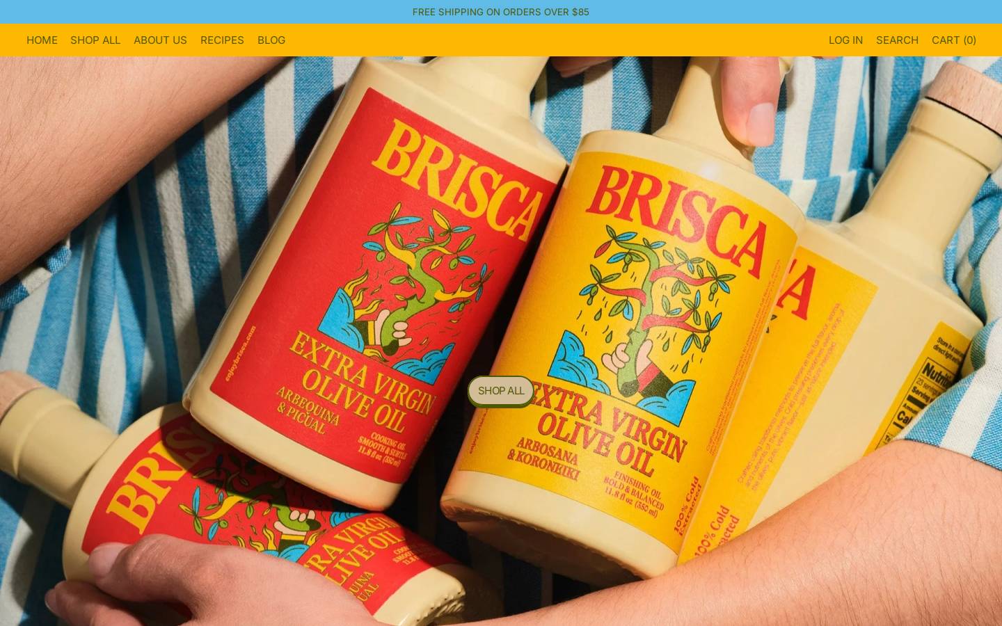 enjoybrisca.com homepage screenshot