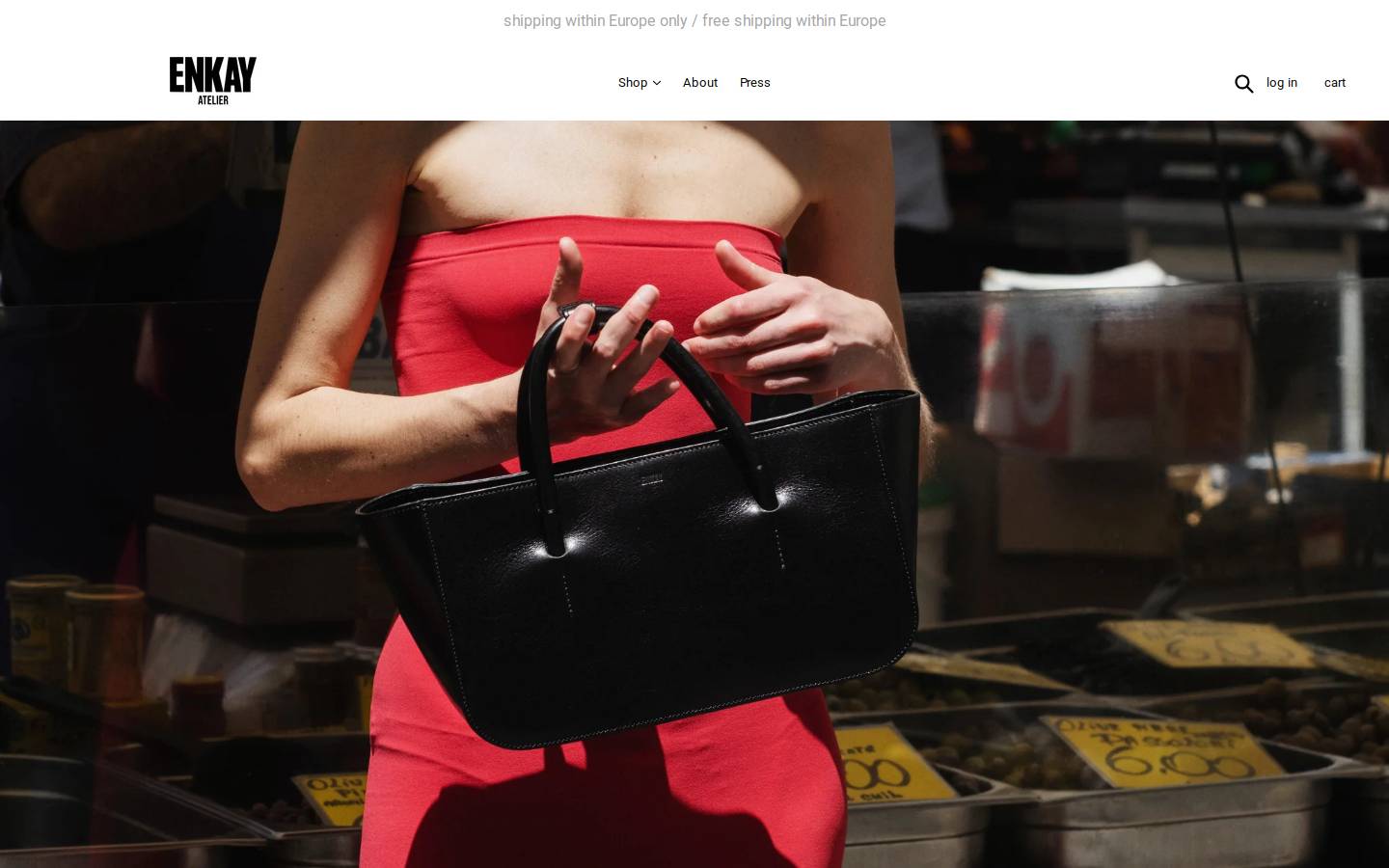 enkayatelier.com homepage screenshot