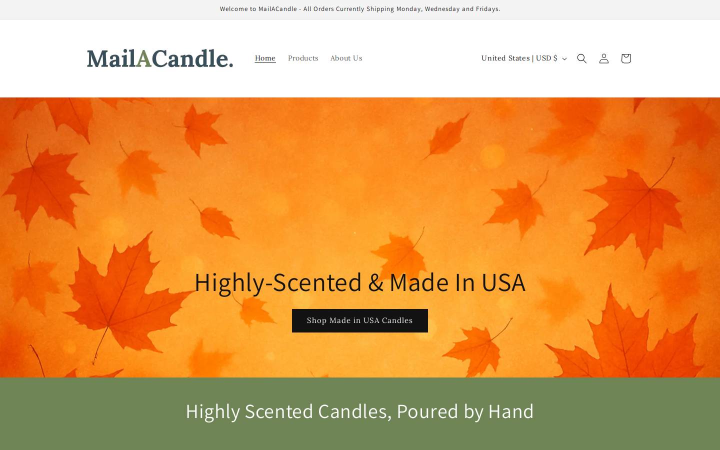 enlightenedambience.com homepage screenshot