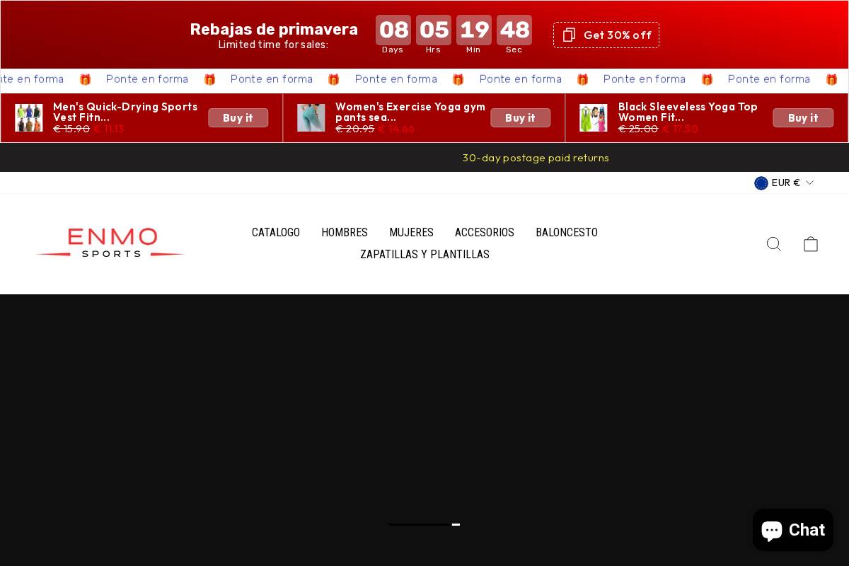 enmosport.net homepage screenshot