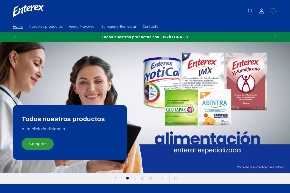 enterex.mx homepage screenshot