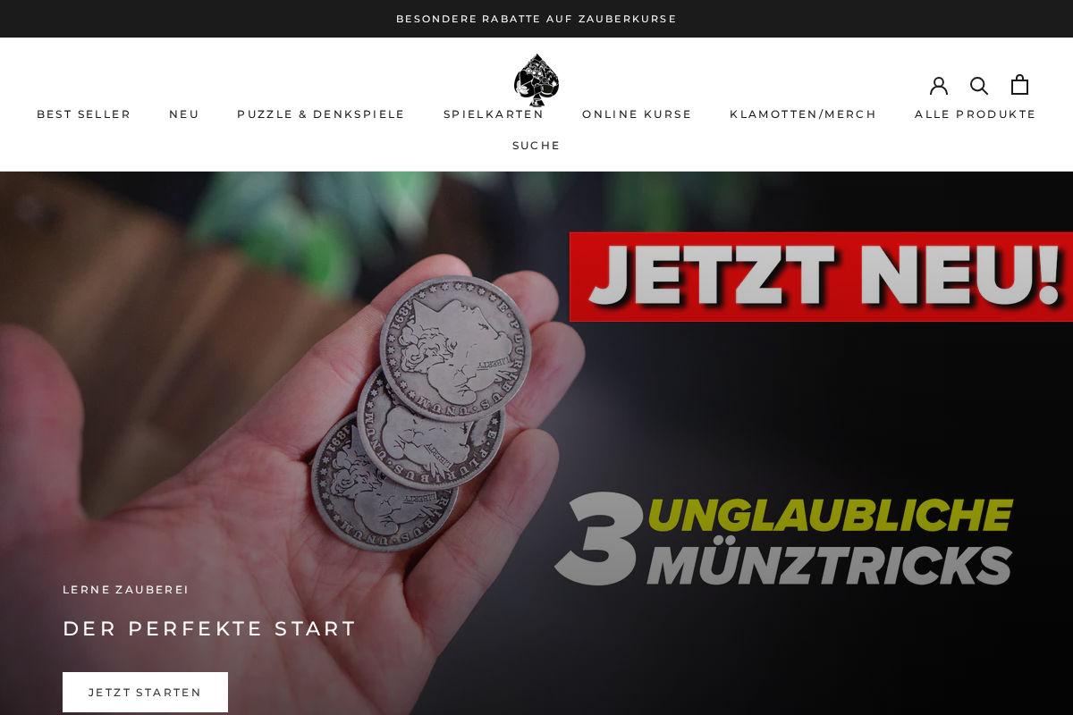 entertainersonline.de homepage screenshot