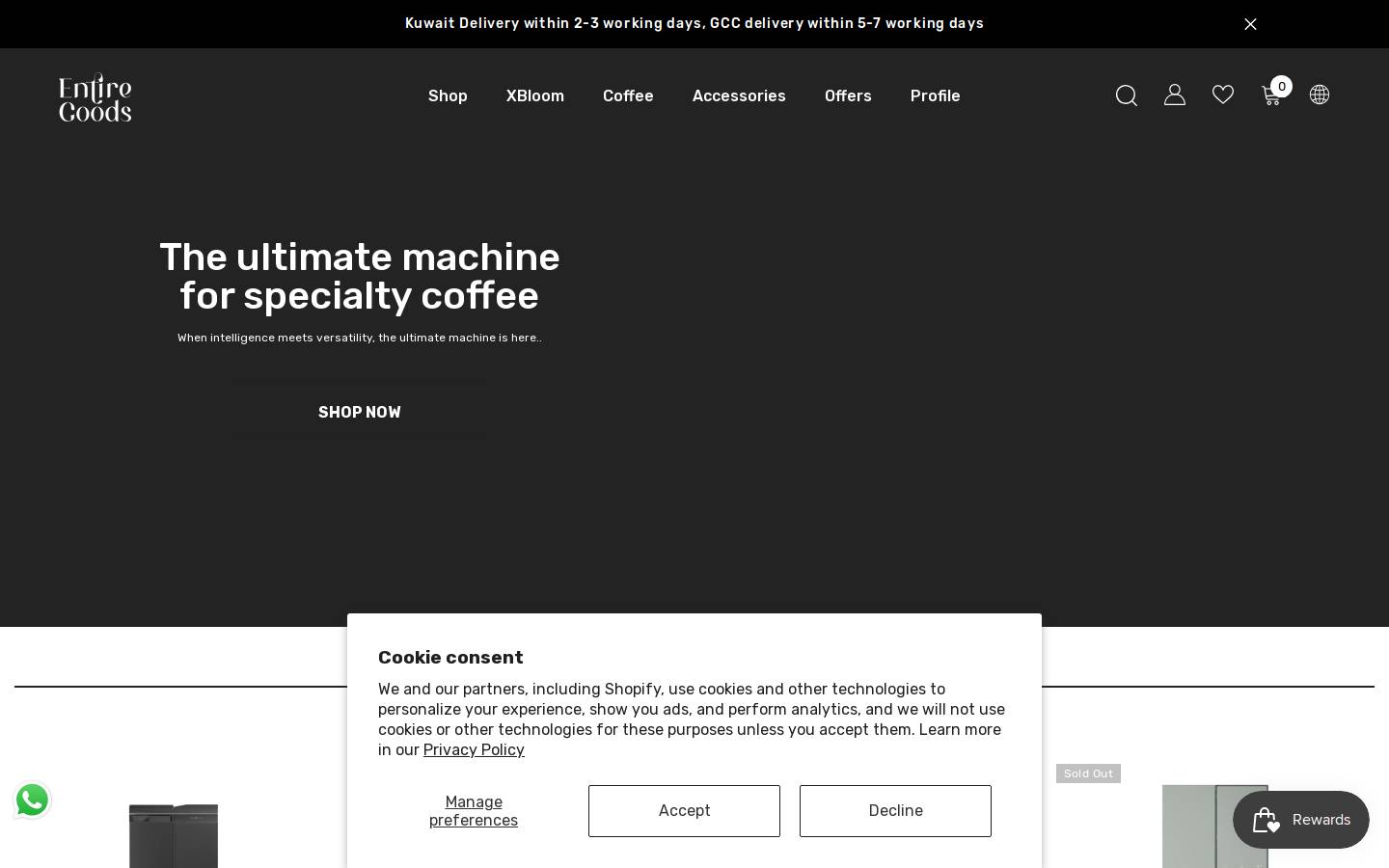 entiregoods.shop homepage screenshot