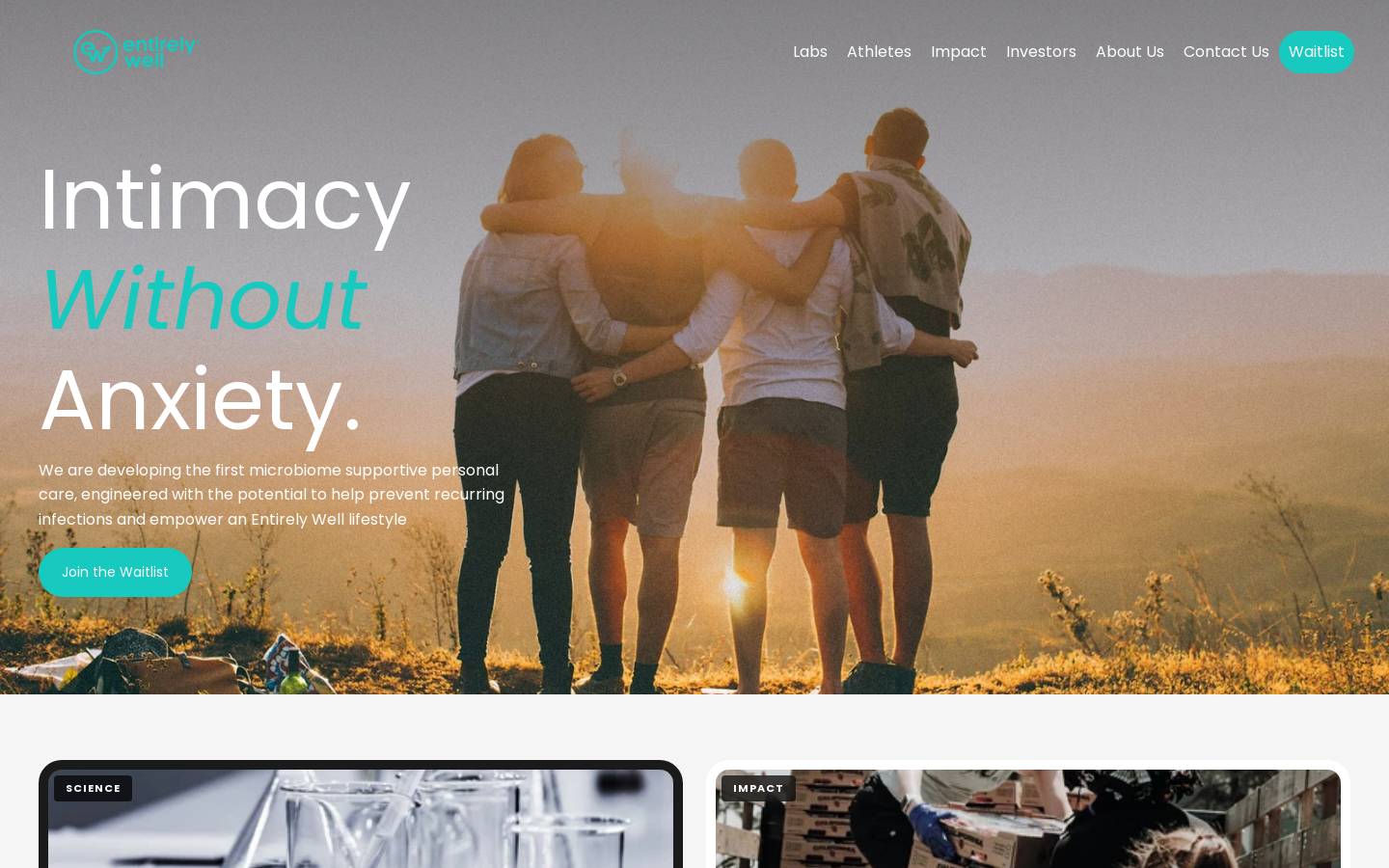 entirelywell.com homepage screenshot