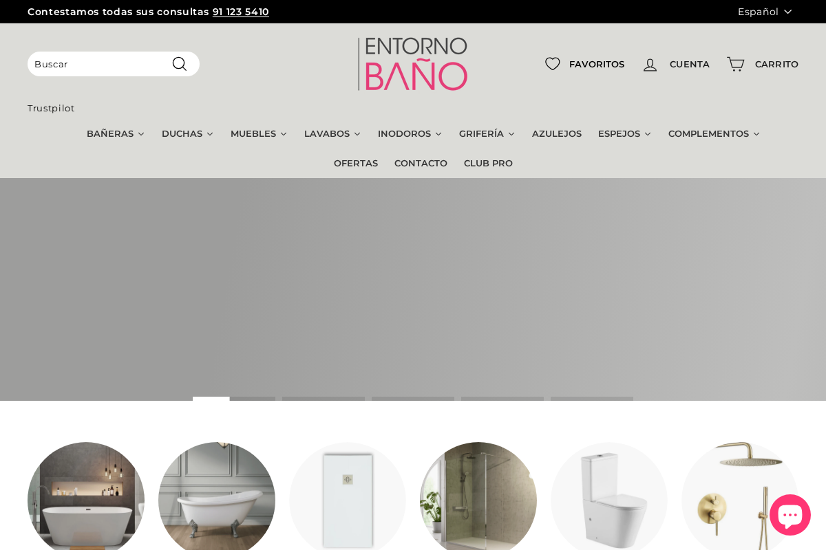 Entorno Baño homepage screenshot