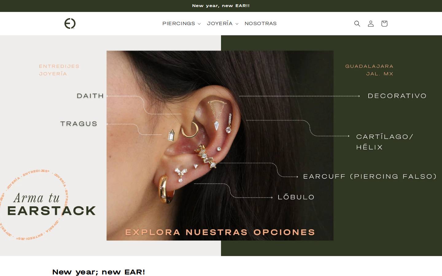 entredijes.mx homepage screenshot