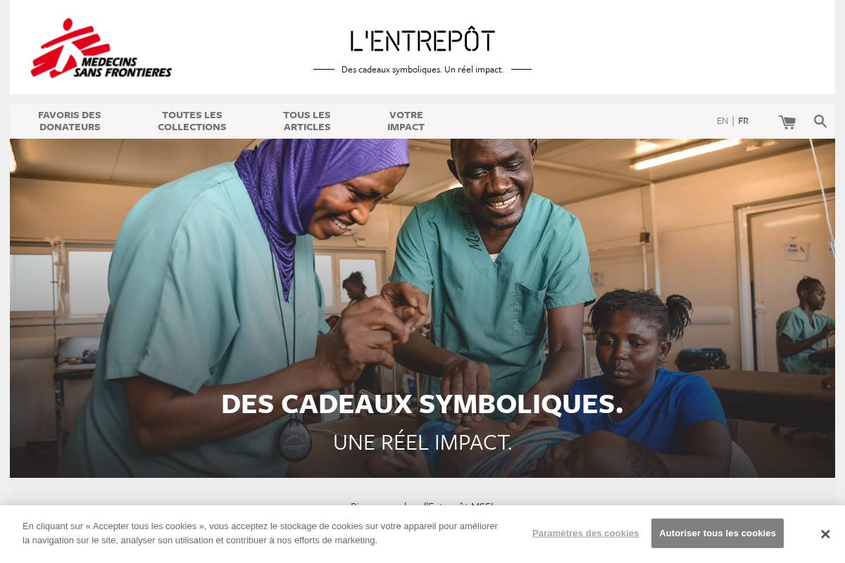 entrepotmsf.ca homepage screenshot