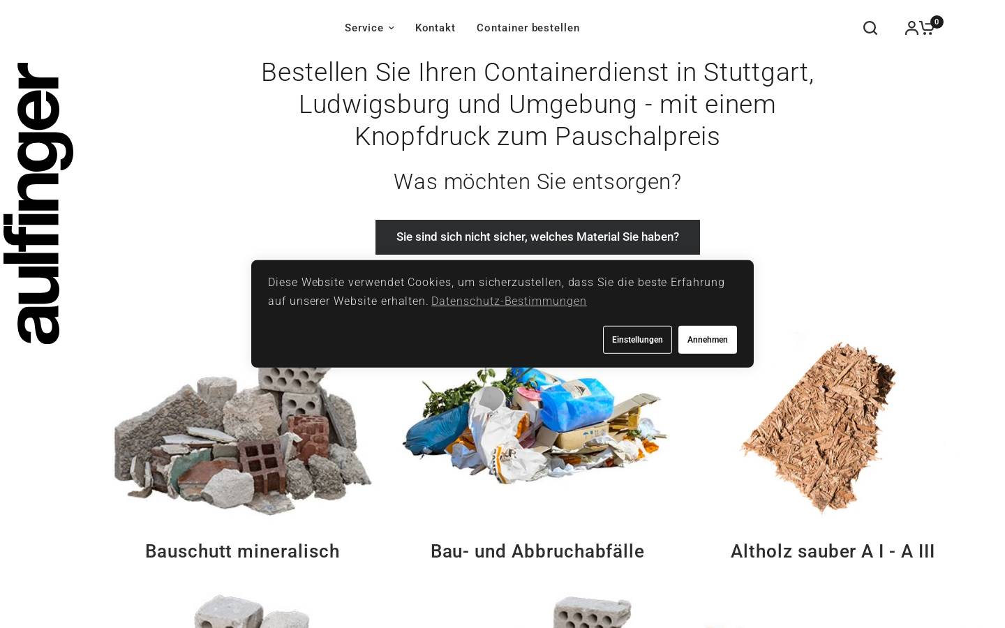 entsorgung-stuttgart.de homepage screenshot