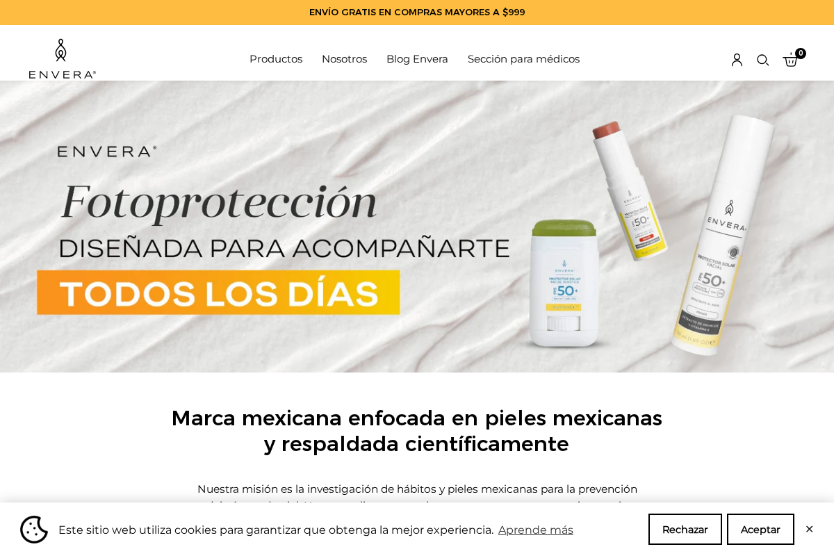 B2C Envera homepage screenshot