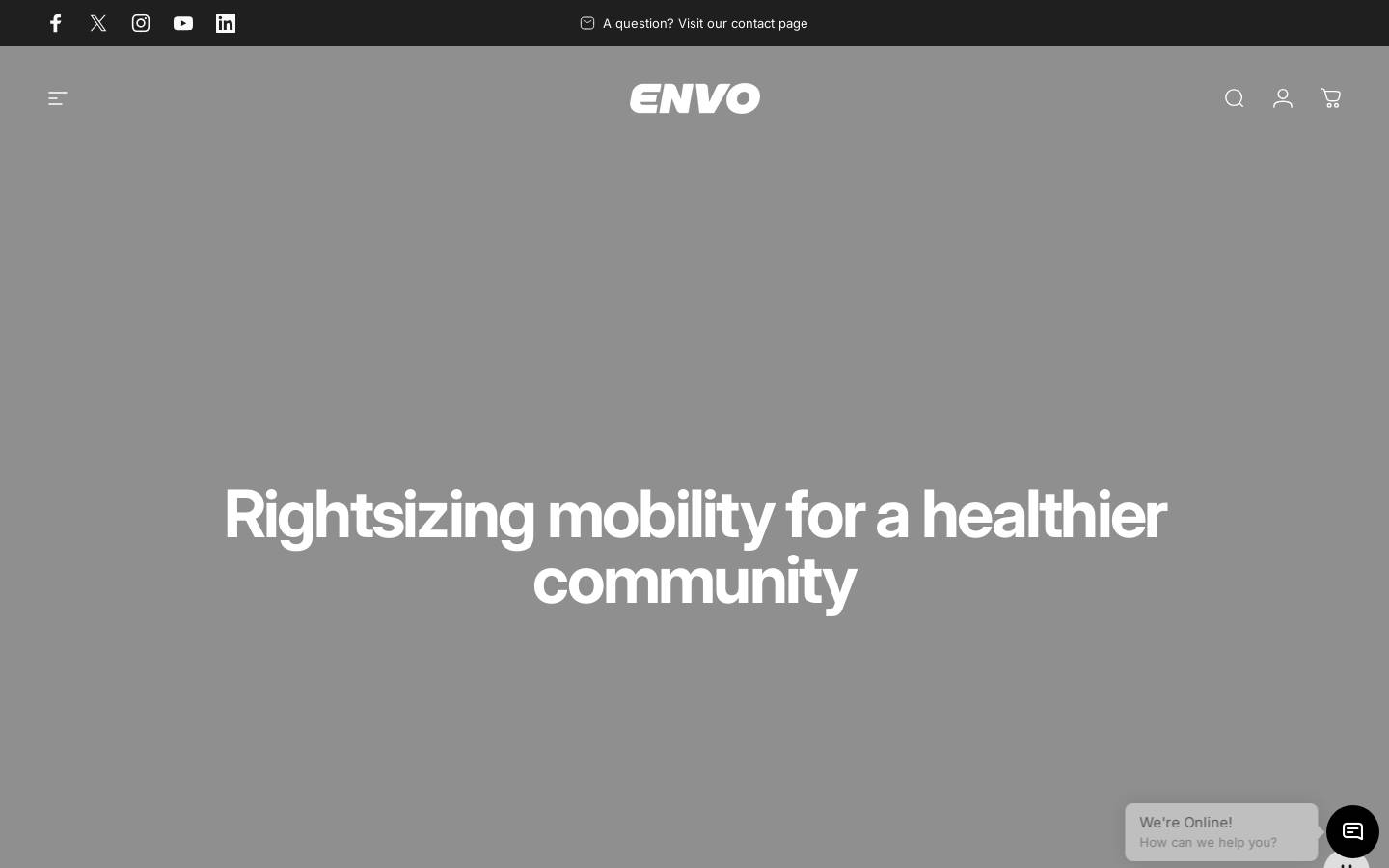 envodrive.com homepage screenshot