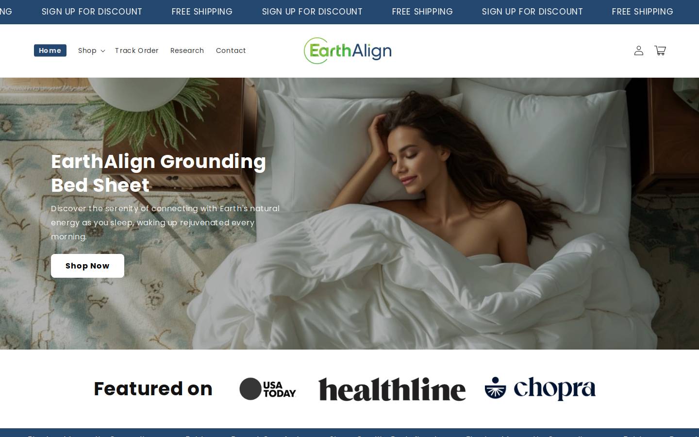 envyvitality.com homepage screenshot