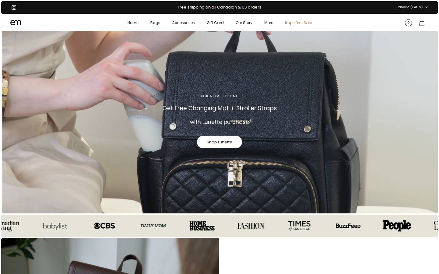 enyamond.ca homepage screenshot