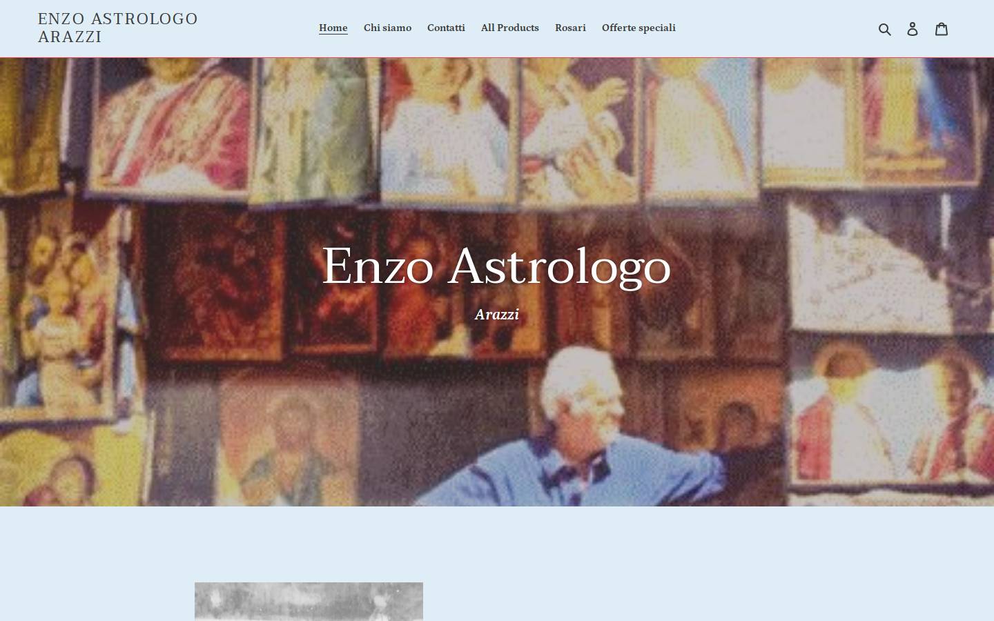 enzoastrologo.com homepage screenshot