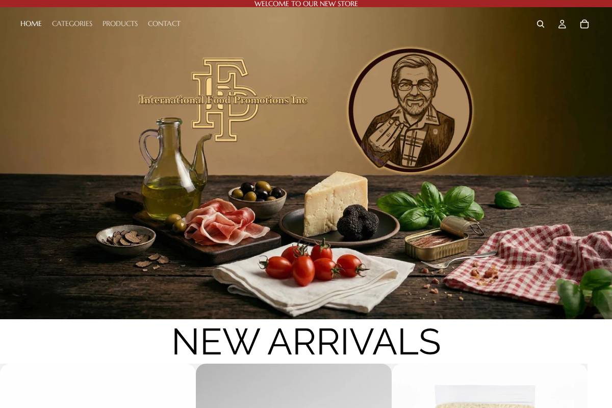 enzogourmet.com homepage screenshot