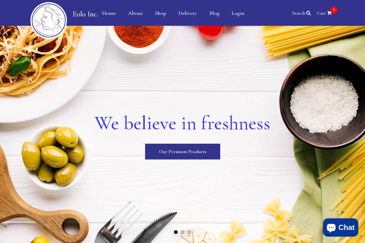 eolo-inc.com homepage screenshot