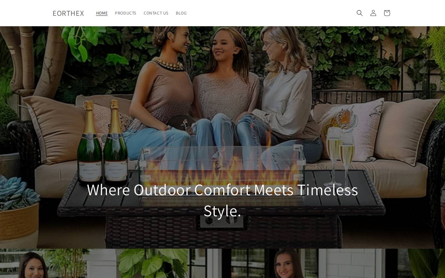 eorthex.com homepage screenshot