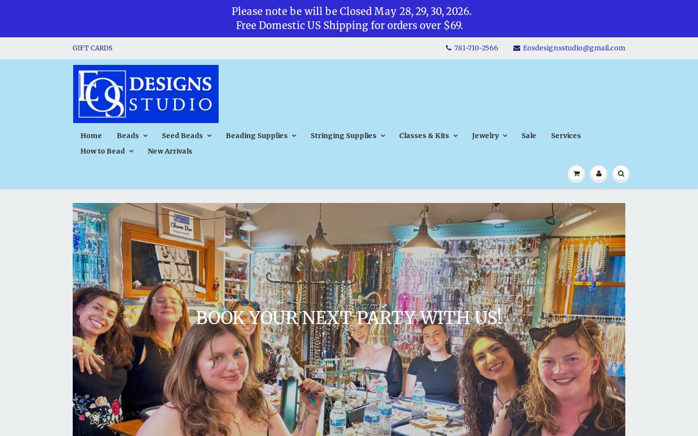 eosdesignsstudio.com homepage screenshot