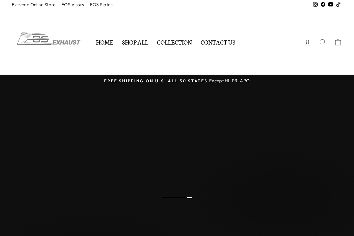 EOS Exhaust homepage screenshot
