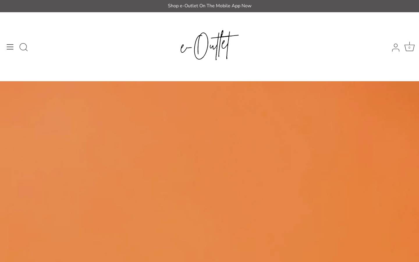 eoutletkw.com homepage screenshot