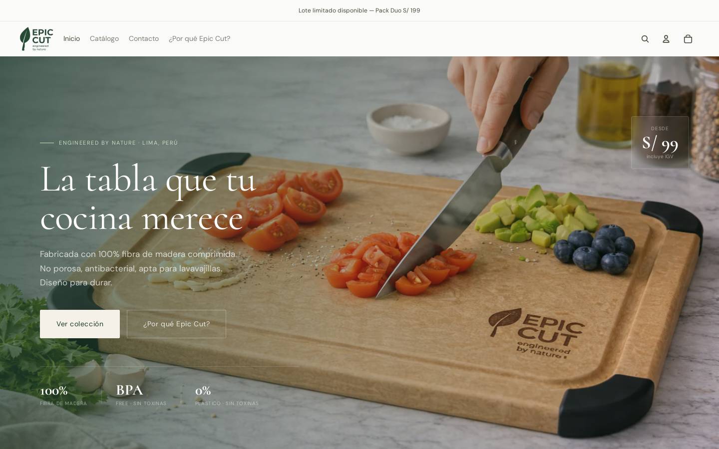 epiccutkitchen.com homepage screenshot