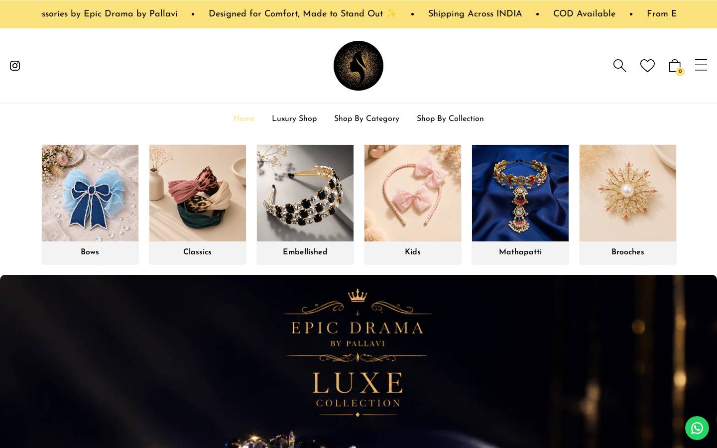 epicdramabypallavi.com homepage screenshot