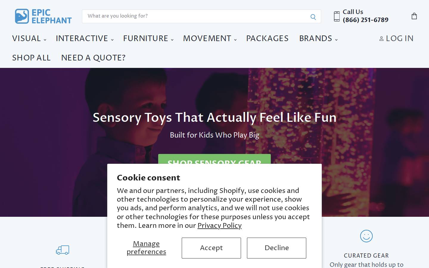 epicelephant.com homepage screenshot