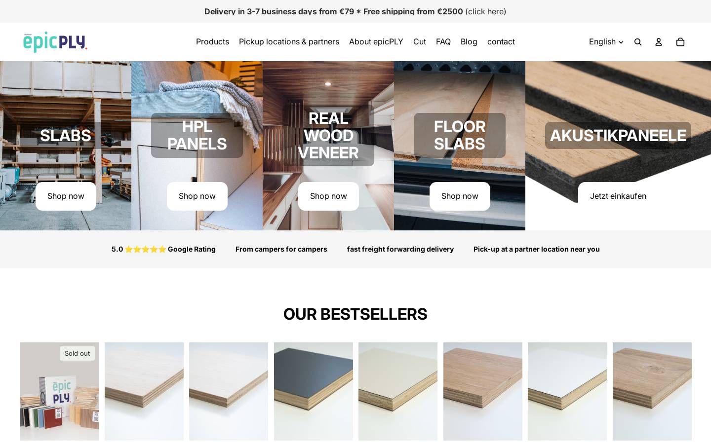 epicply.com homepage screenshot